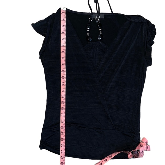 BCX Y2K Layered Top w/ Built in Necklace - Picture 6 of 9